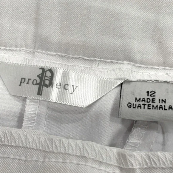 Prophecy women’s while slim fit without zipper, two pockets size 12 - Picture 4 of 15